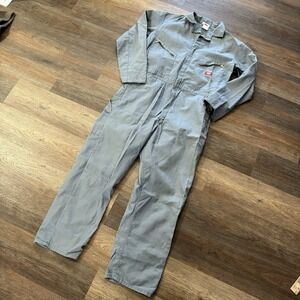 Dickies Workwear Men's Gray Coveralls Sz Chest 46 TL Length Classic Work